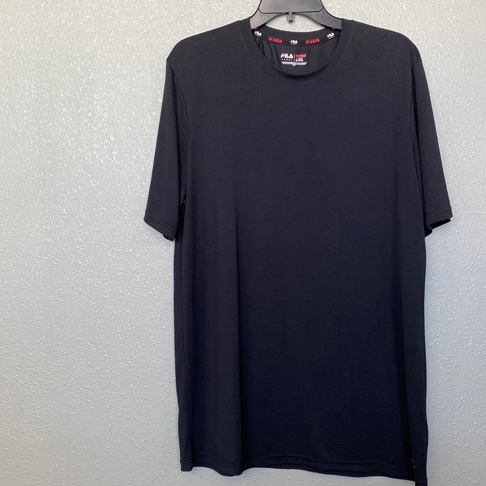 FILA Sport Short Sleeve Shirt Size Large Tall Dri-Fit Material